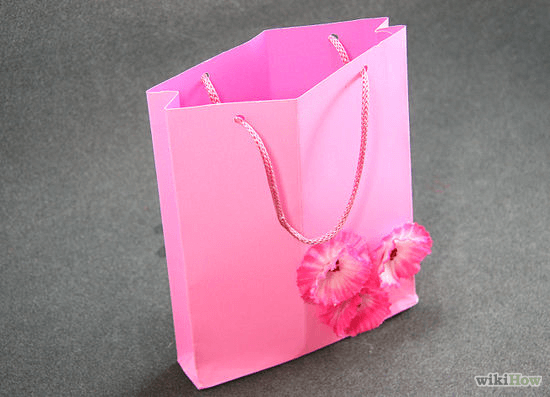 Buoc 11 Cách làm túi giấy