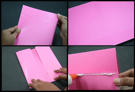 Buoc 4 Cách làm túi giấy