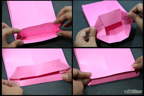 Buoc 7 Cách làm túi giấy