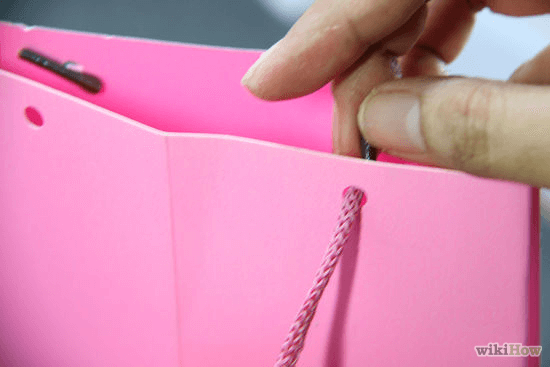 Buoc 9 Cách làm túi giấy